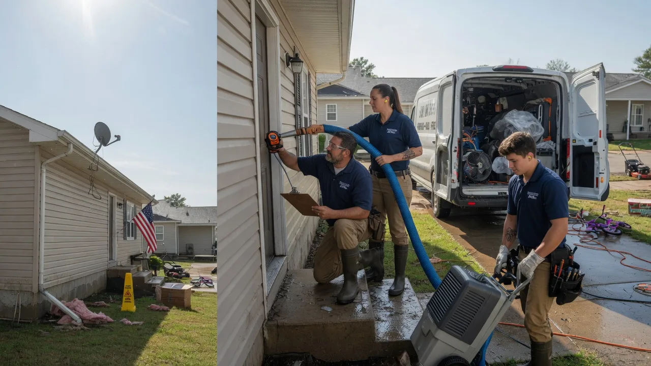 Ceiling Water Damage Restoration in Logan, OH near me
